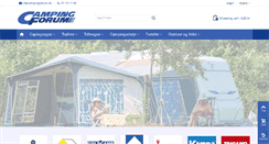 Desktop Screenshot of campingforum.dk
