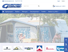 Tablet Screenshot of campingforum.dk